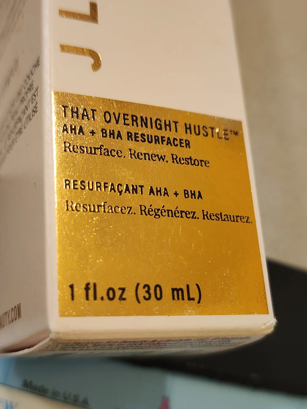 JLO Beauty That Overnight Hustle AHA + BHA Resurfacer — Brown Primer